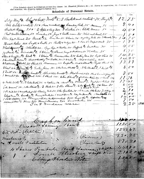 Philip Pierce Probate Record